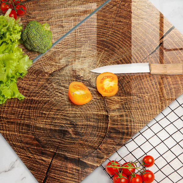 Cache plaque de cuisson Grain de bois de l'arbre