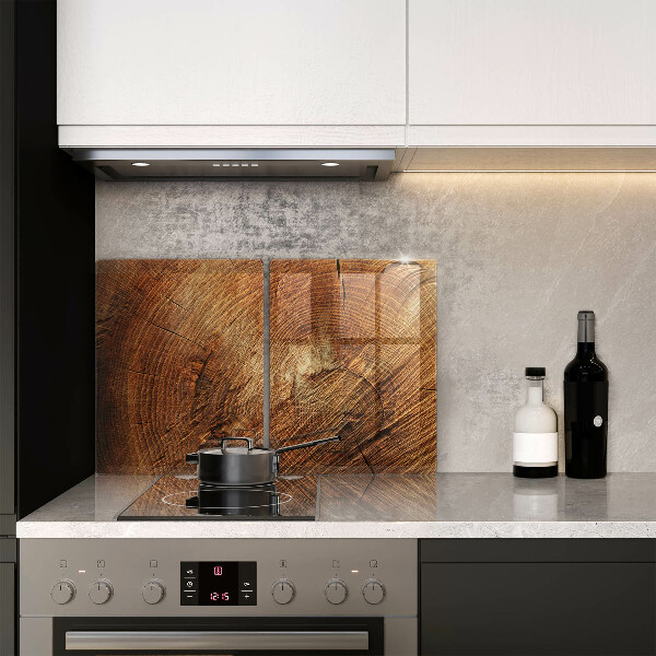 Cache plaque de cuisson Grain de bois de l'arbre