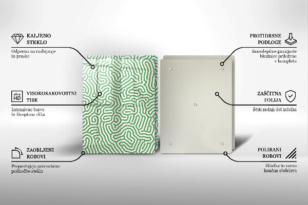 Cache plaque de cuisson Lignes abstraites