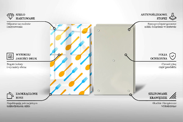 Cache plaque de cuisson Fourchettes et cuillères