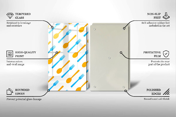 Cache plaque de cuisson Fourchettes et cuillères