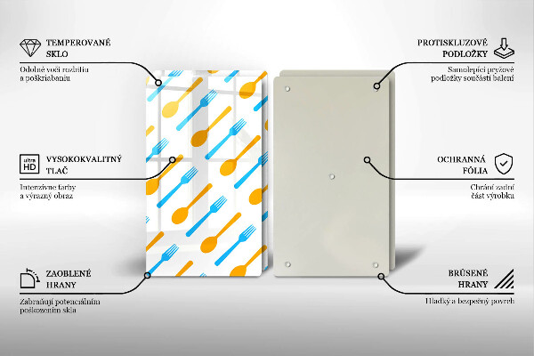 Cache plaque de cuisson Fourchettes et cuillères