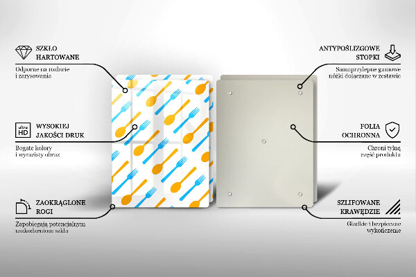 Cache plaque de cuisson Fourchettes et cuillères