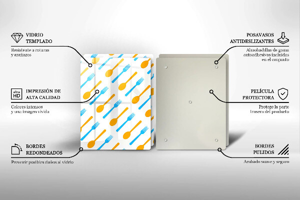 Cache plaque de cuisson Fourchettes et cuillères