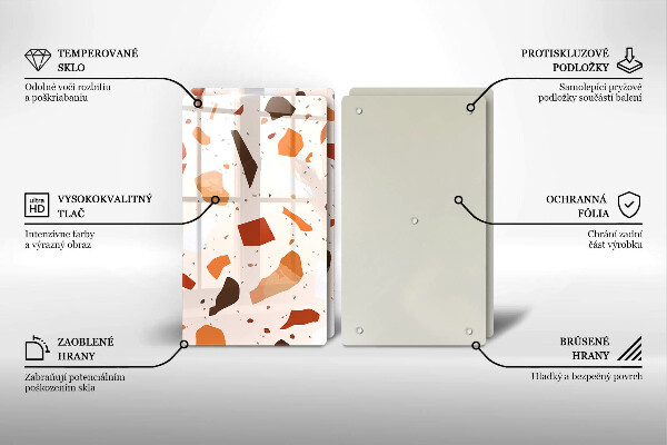 Protection plaque induction Grès décoratif