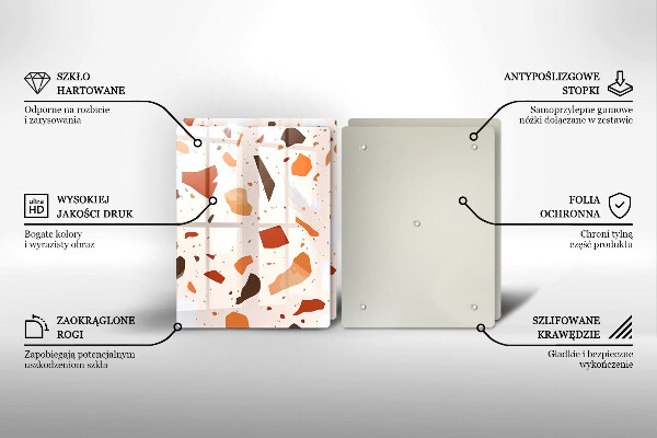 Protection plaque induction Grès décoratif