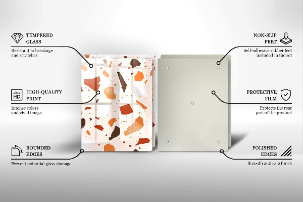 Protection plaque induction Grès décoratif