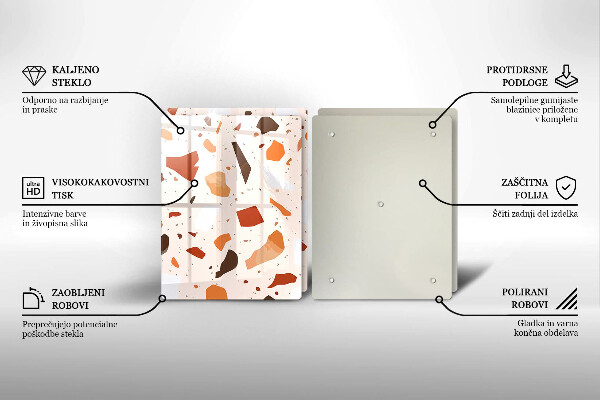 Protection plaque induction Grès décoratif