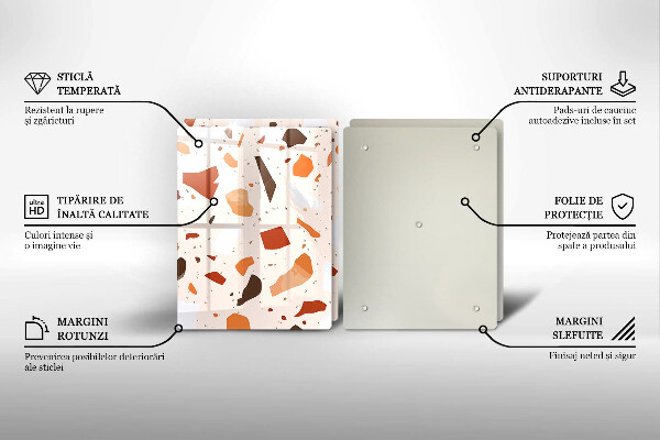 Protection plaque induction Grès décoratif