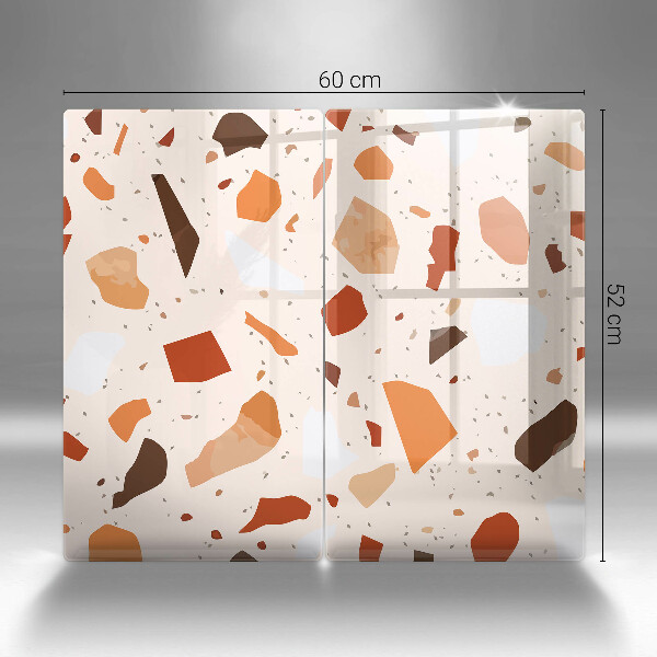 Protection plaque induction Grès décoratif