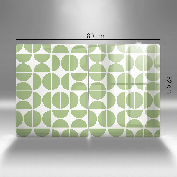 Cache plaque de cuisson Modèle de formes bohèmes