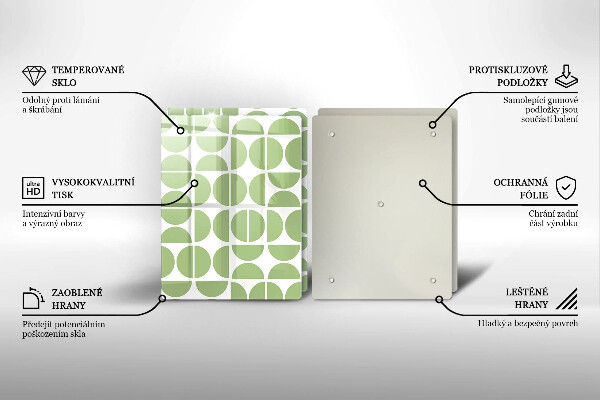 Cache plaque de cuisson Modèle de formes bohèmes