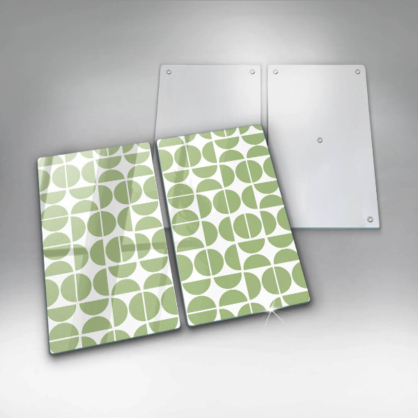 Cache plaque de cuisson Modèle de formes bohèmes