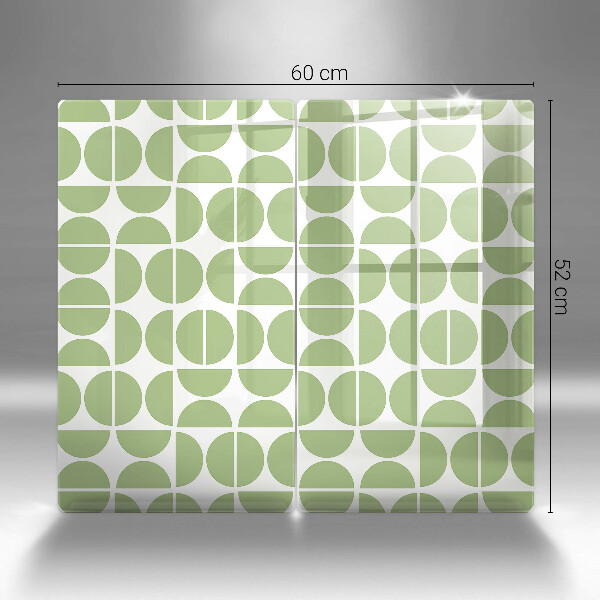 Cache plaque de cuisson Modèle de formes bohèmes