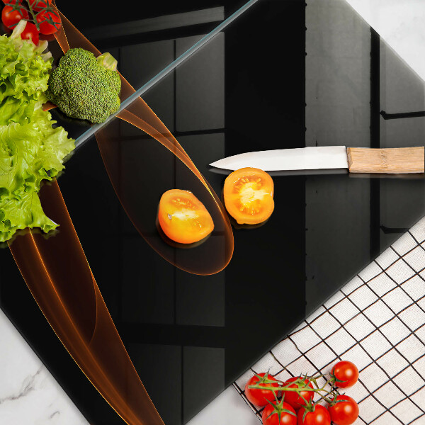 Cache plaque de cuisson Lignes abstraites