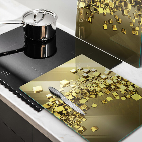 Cache plaque de cuisson Géométrie 3D abstraite