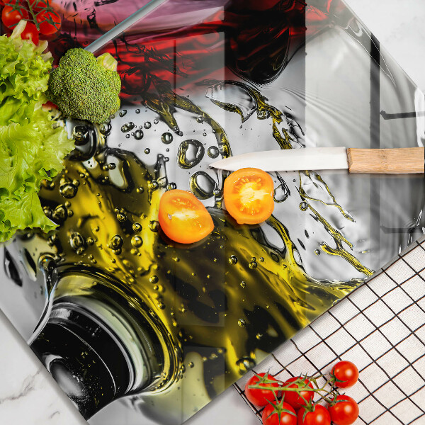 Cache plaque de cuisson Verres de vin