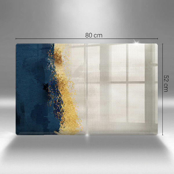 Cache plaque de cuisson Abstraction de l'or