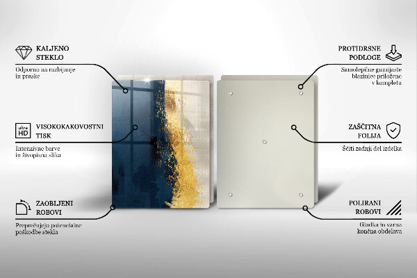 Cache plaque de cuisson Abstraction de l'or