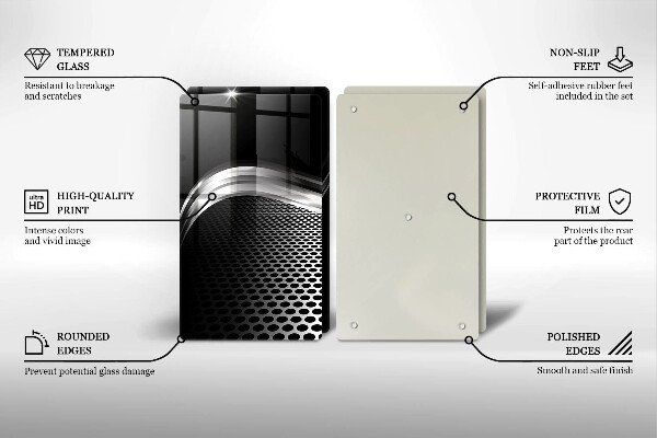 Cache plaque de cuisson Structure métallique