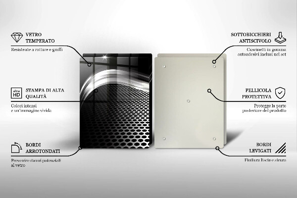 Cache plaque de cuisson Structure métallique