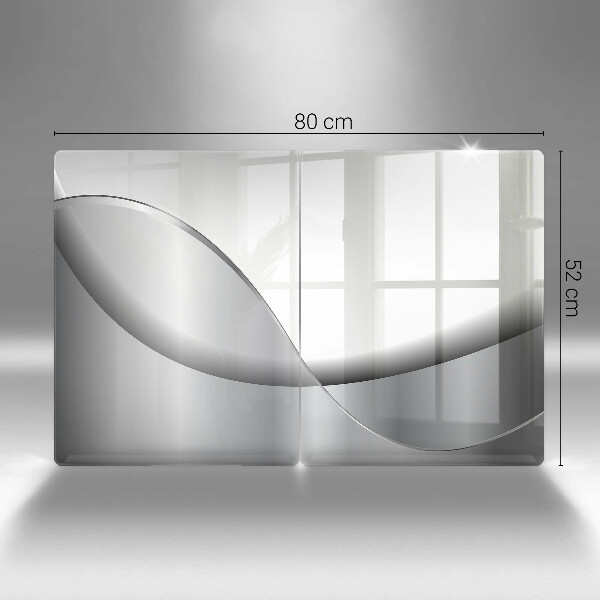 Cache plaque de cuisson Conception de lignes abstraites