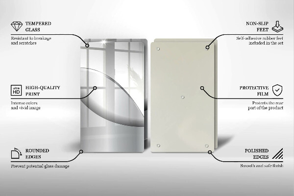 Cache plaque de cuisson Conception de lignes abstraites