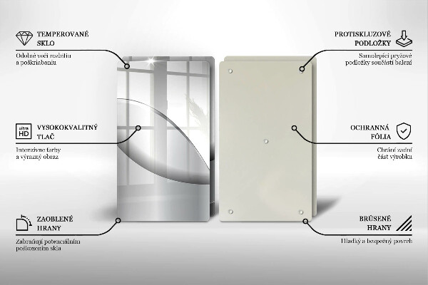 Cache plaque de cuisson Conception de lignes abstraites