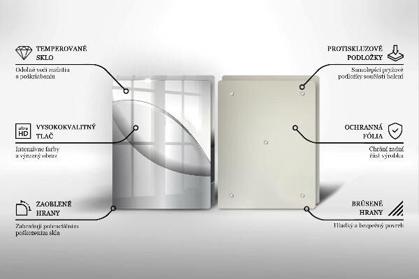 Cache plaque de cuisson Conception de lignes abstraites