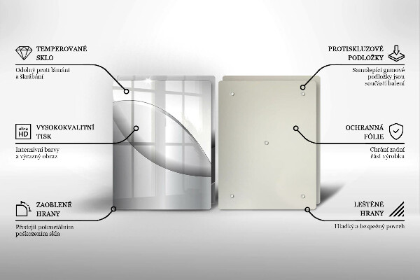 Cache plaque de cuisson Conception de lignes abstraites