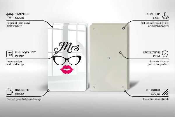 Cache plaque de cuisson Mrs Mr