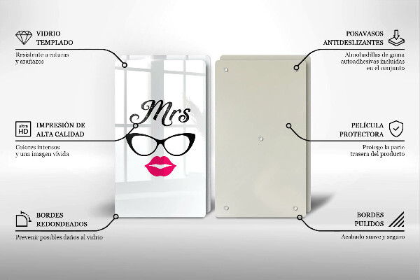 Cache plaque de cuisson Mrs Mr