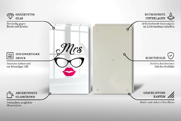 Cache plaque de cuisson Mrs Mr