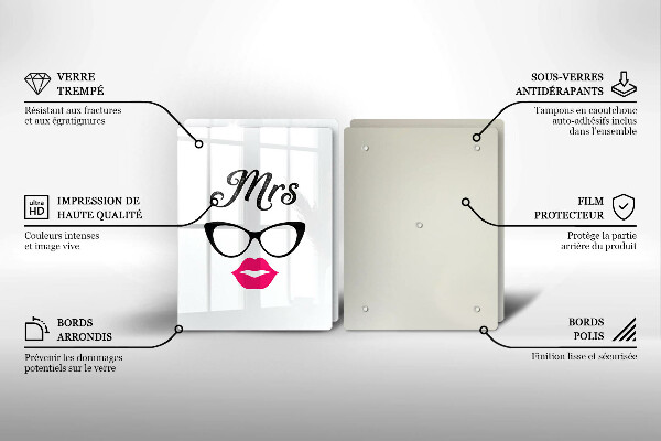 Cache plaque de cuisson Mrs Mr