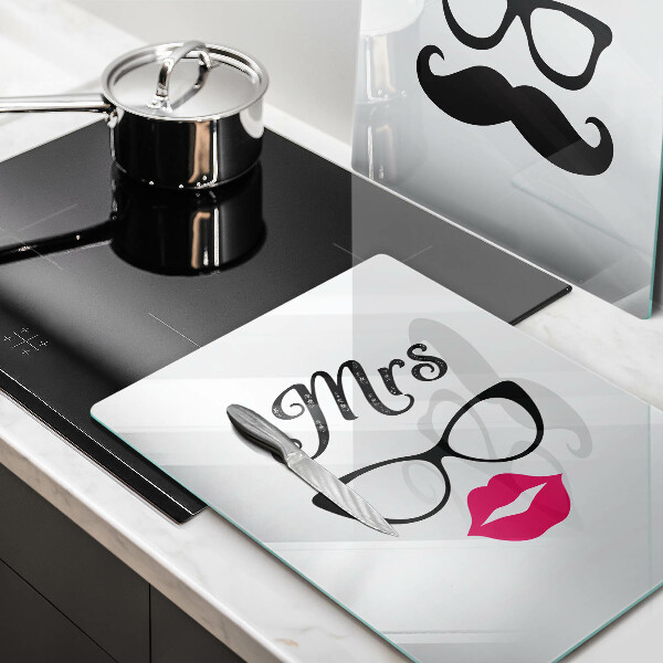 Cache plaque de cuisson Mrs Mr