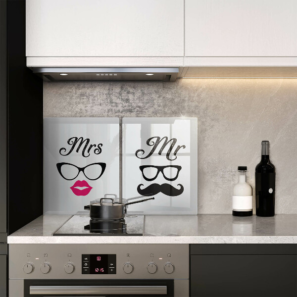 Cache plaque de cuisson Mrs Mr