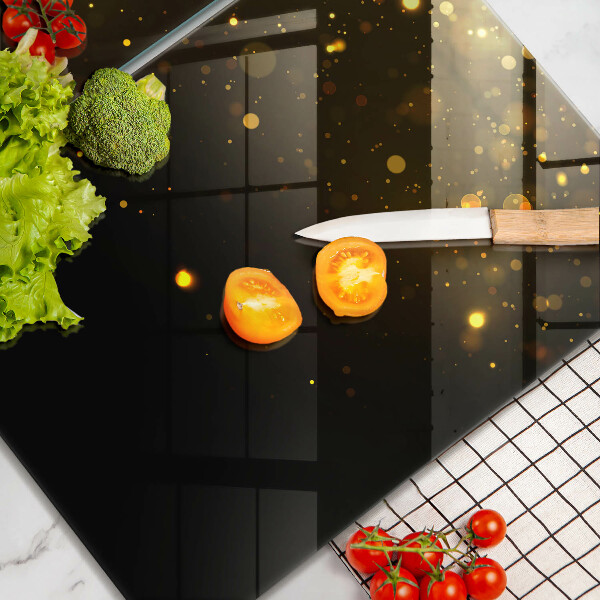 Cache plaque de cuisson Paillettes d'or