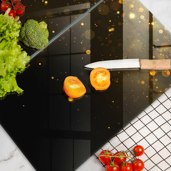 Cache plaque de cuisson Paillettes d'or