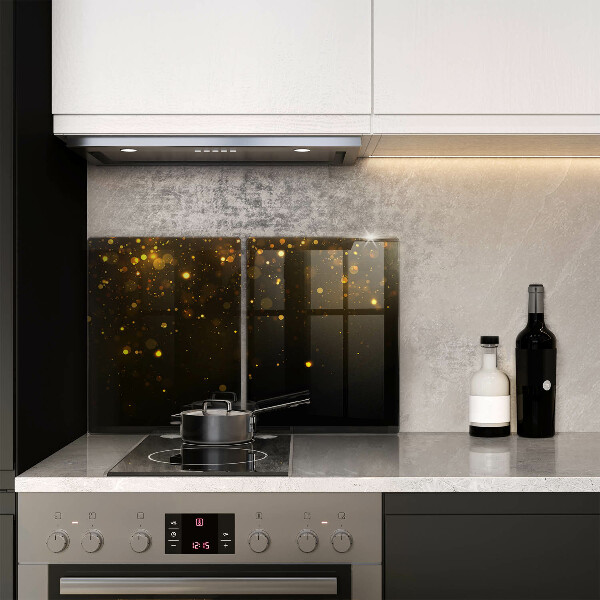 Cache plaque de cuisson Paillettes d'or