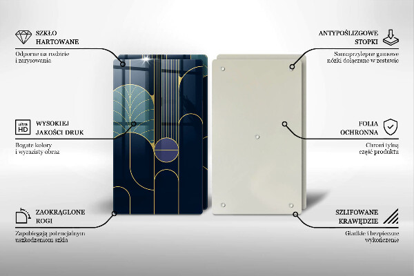 Cache plaque de cuisson Thème abstrait