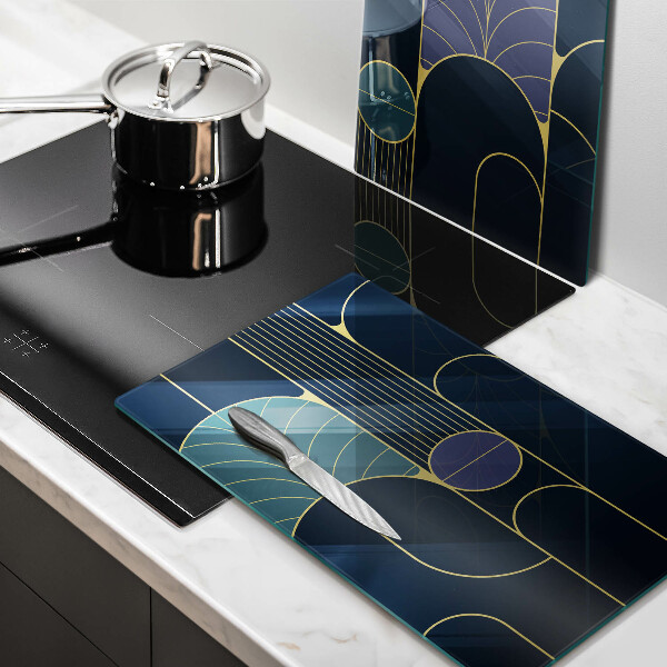 Cache plaque de cuisson Thème abstrait