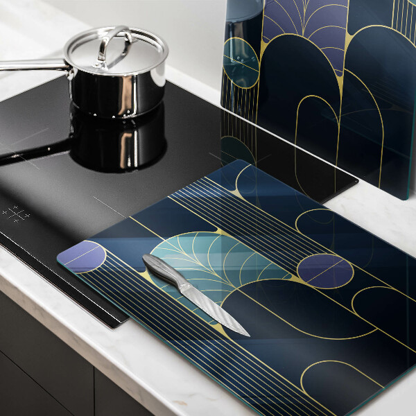 Cache plaque de cuisson Thème abstrait