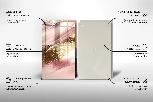 Protection plaque induction Taches pastel