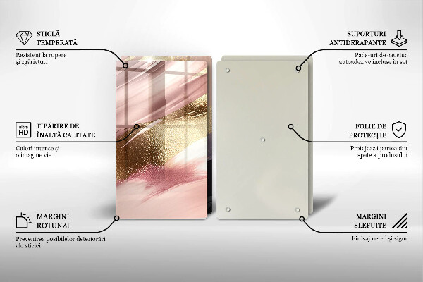 Protection plaque induction Taches pastel