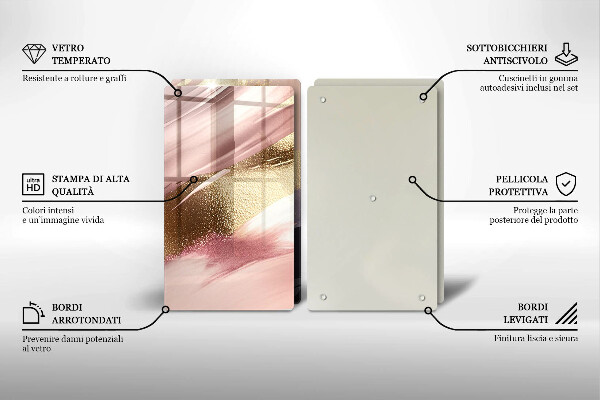 Protection plaque induction Taches pastel