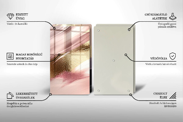 Protection plaque induction Taches pastel