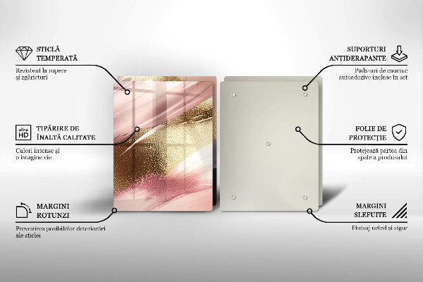 Protection plaque induction Taches pastel