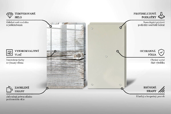 Protection plaque induction Structure en bois clair
