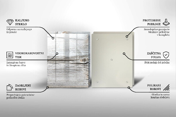 Protection plaque induction Structure en bois clair