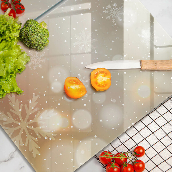 Protection plaque induction Flocons de neige